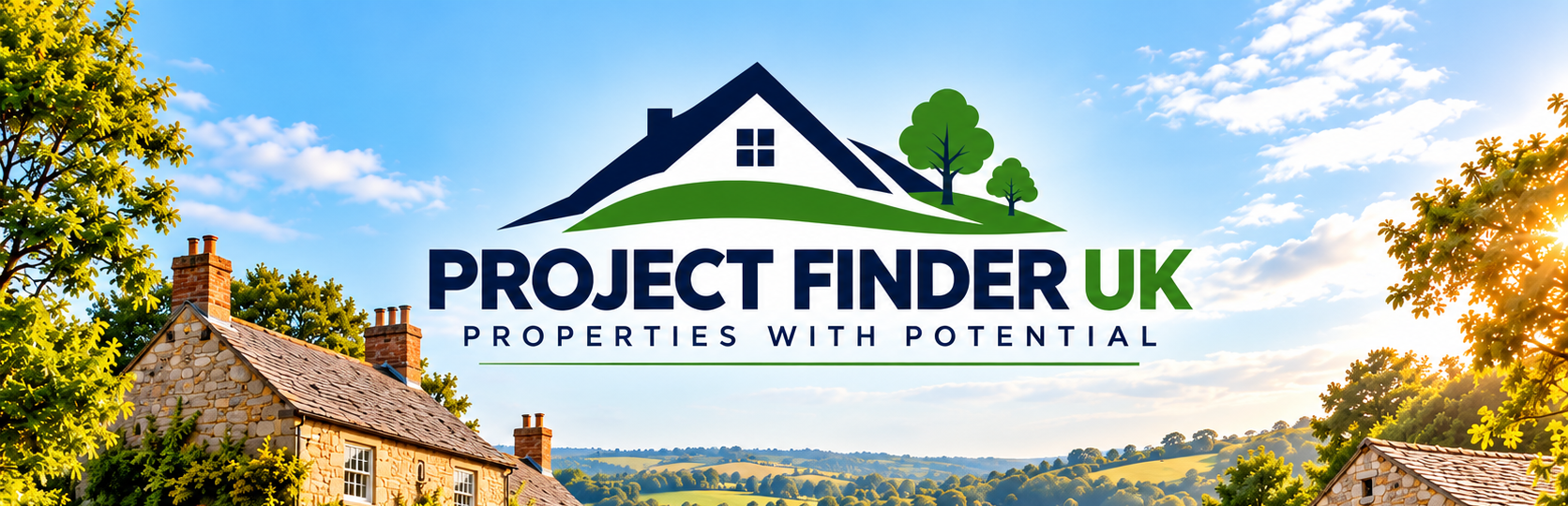Project Finder UK — Properties with Potential. British countryside, cottage and barn.